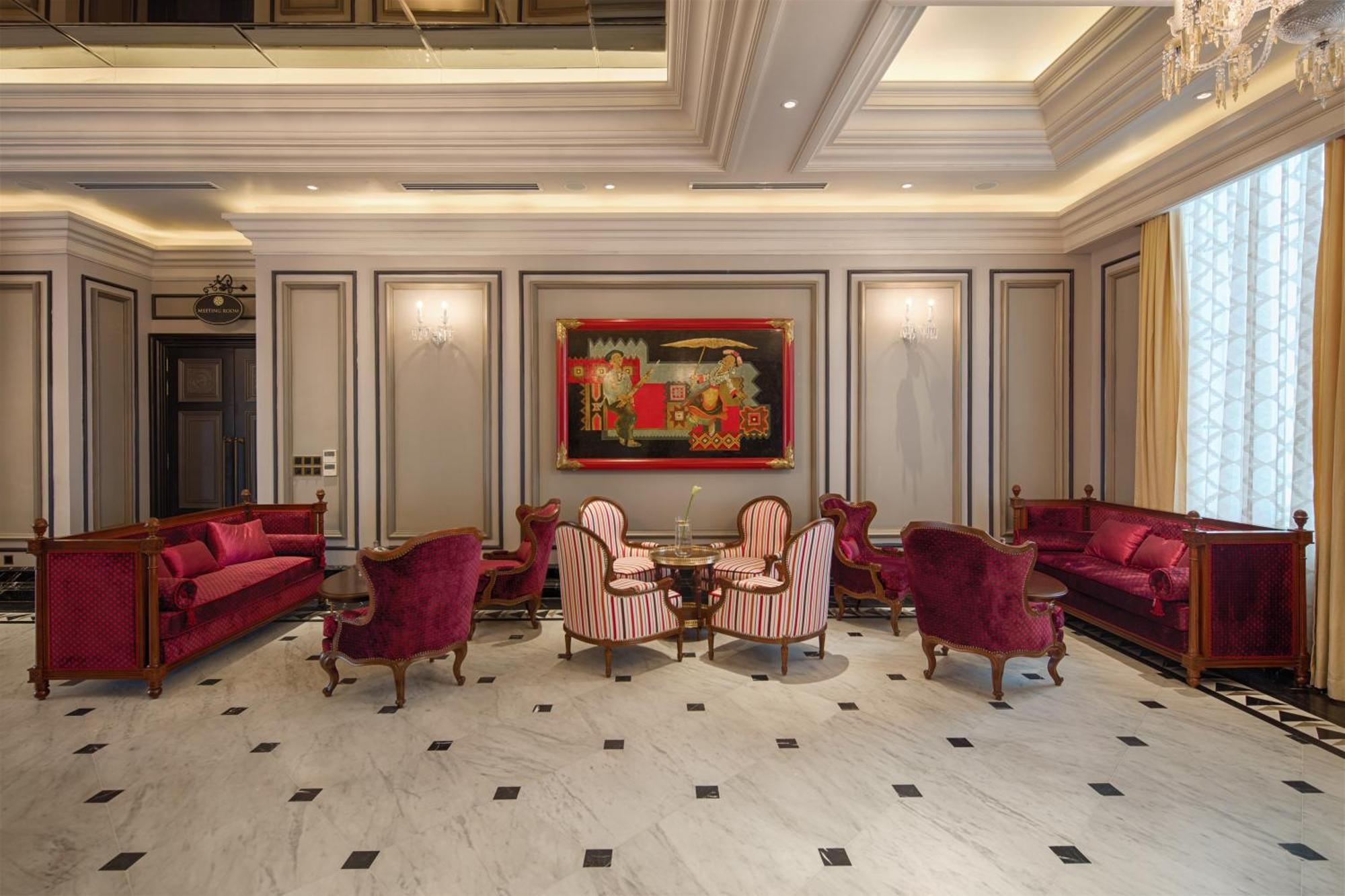 シルク パス グランド リゾート ＆ スパ サパ エクステリア 写真 The lobby of the hotel