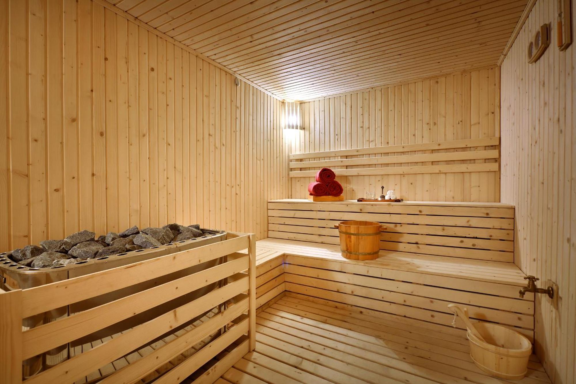 シルク パス グランド リゾート ＆ スパ サパ エクステリア 写真 A Finnish sauna